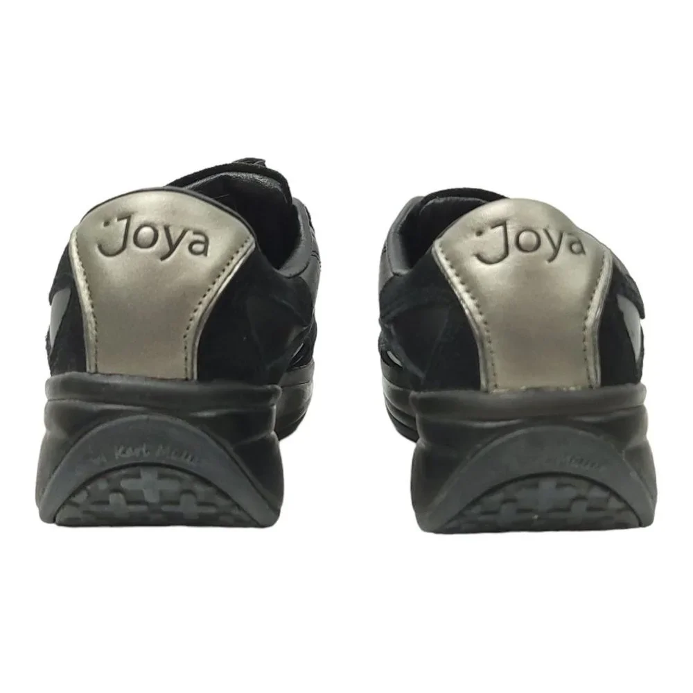 Joya Swiss Venezia Black Suede Leather Toning Womens 7 Shoes Comfort Walking - Picture 5 of 11